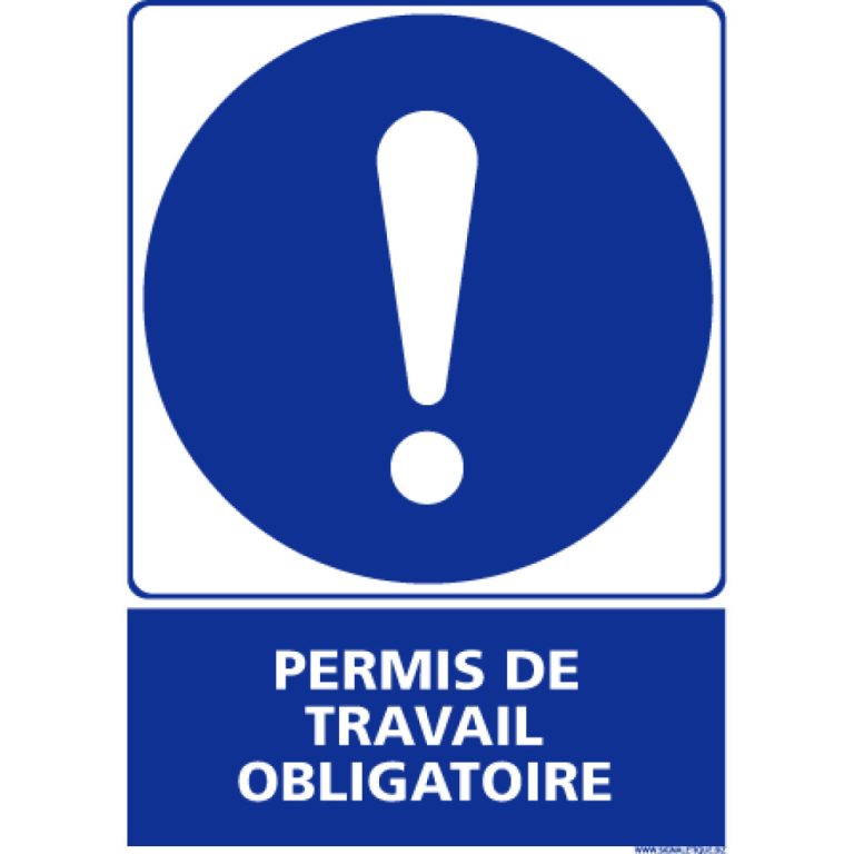Permis de travail en milieu industriel — risques incendie, espaces confinés, travaux en hauteur